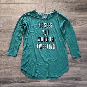 🌹 Victoria's Secret "He Sees You While Ur Tweeting" Nightgown 🌹